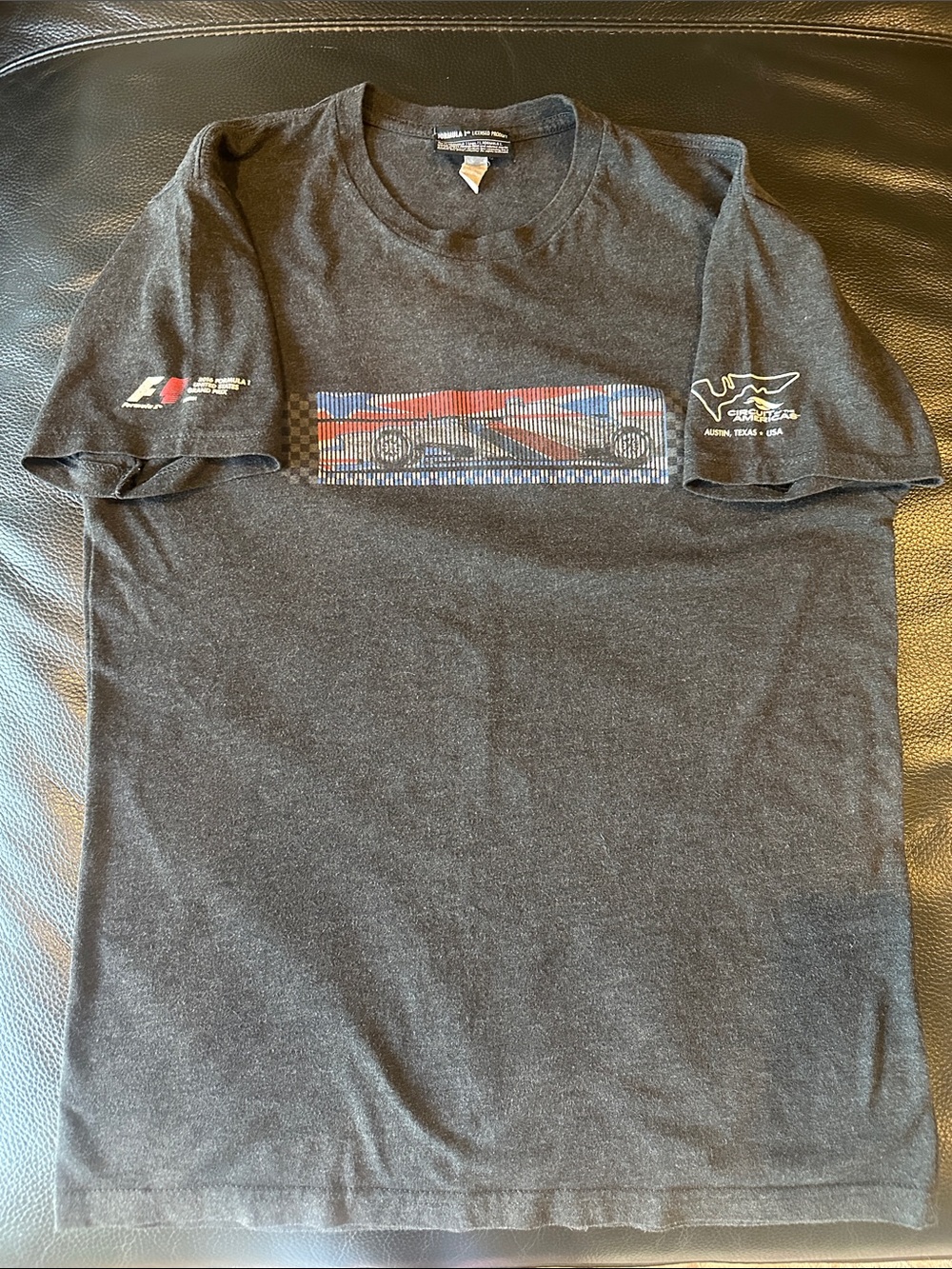 Black Racing Graphic Short-Sleeve Tee - Motorsport Design